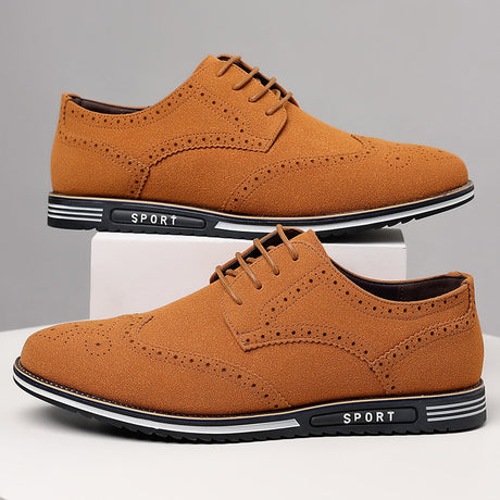Best Online Shop in Australia - White sole wide carved leather shoes - Emete store