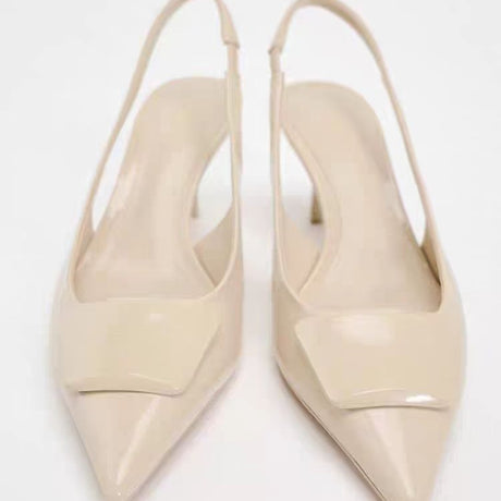 Best Online Shop in Australia - Pointed Toe Stiletto Chain Sandals - Emete store