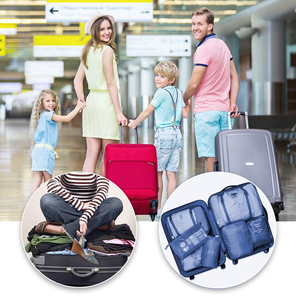 Best Online Shop in Australia - 7-Piece Travel Storage Bag Set - Emete store
