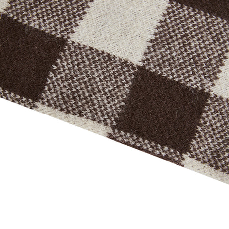 Best Online Shop in Australia - Asian Size Plaid Half-Collar Sweater - Emete store