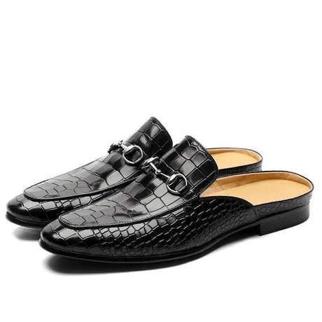 Best Online Shop in Australia - Men's Square Toe Leather Loafers - Emete store