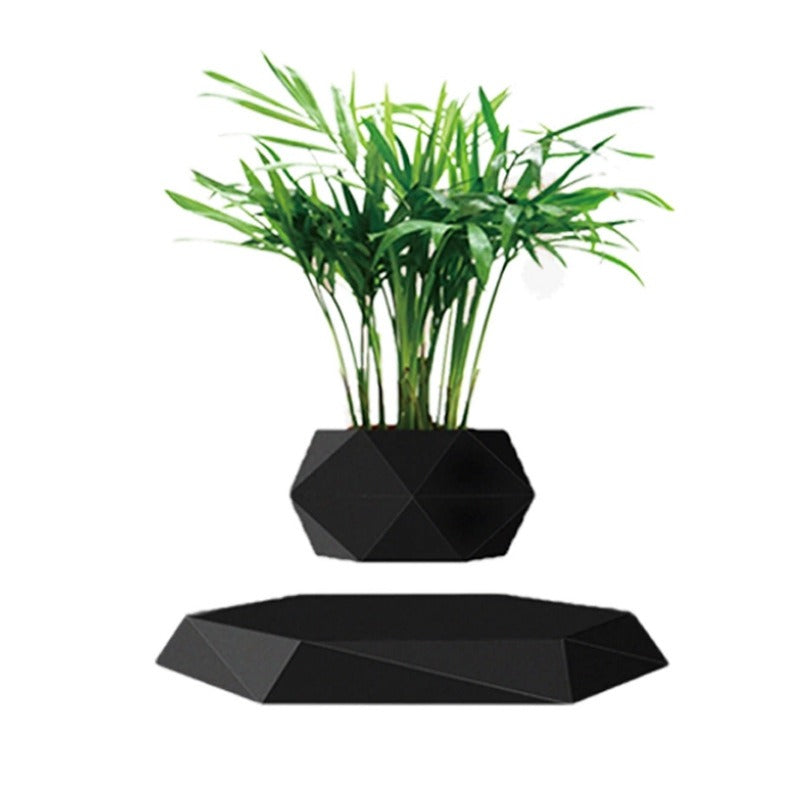 Magnetic levitation potted plants Creative Bonsai Flower Pots Plants Office Plant Decorations Without Plants Bedroom - Emete store