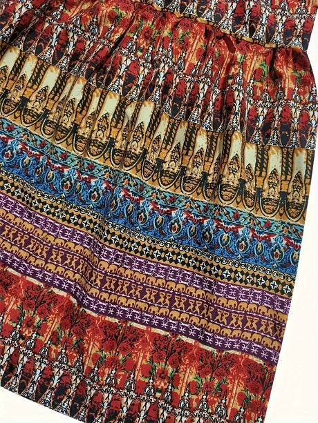 Best Online Shop in Australia - Summer printed full print skirt - Emete store