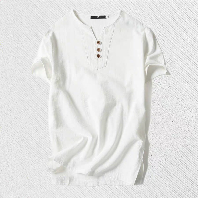 Best Online Shop in Australia - Men’s breathable linen T-shirt - Emete store