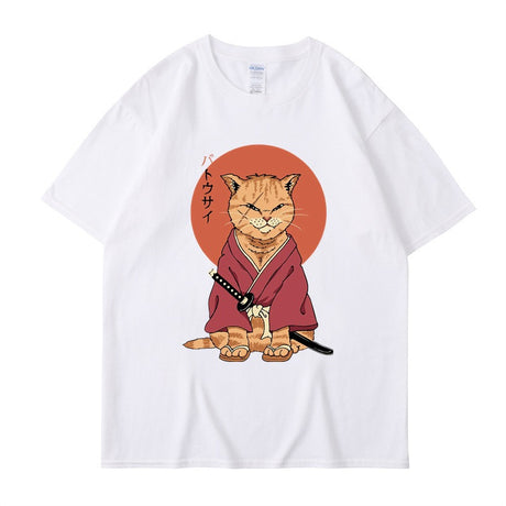 Best Online Shop in Australia - Cute ninja cat T-Shirt, summer style - Emete store
