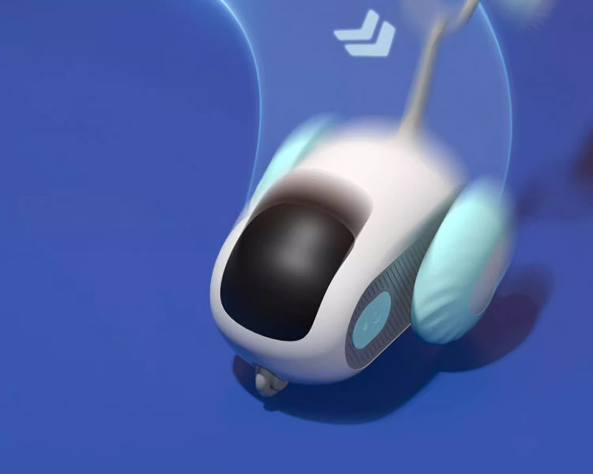Remote Control Interactive Cat Car Toy USB Charging Chasing Automatic Self-moving Remote Smart Control Car Interactive Cat Toy P - Emete store