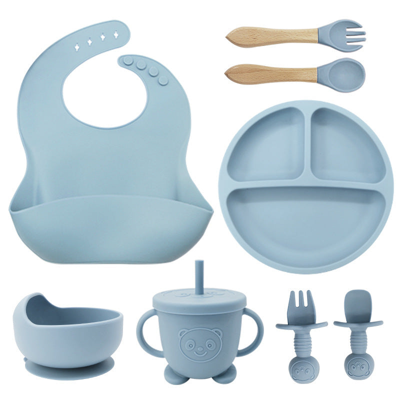 Best Online Shop in Australia - Baby Silicone Feeding Set 8PCS - Emete store
