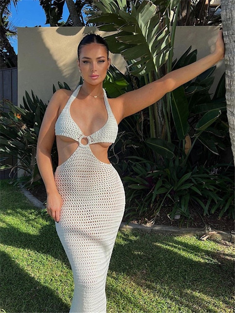 Best Online Shop in Australia - Backless Knit Beach Dress - Emete store