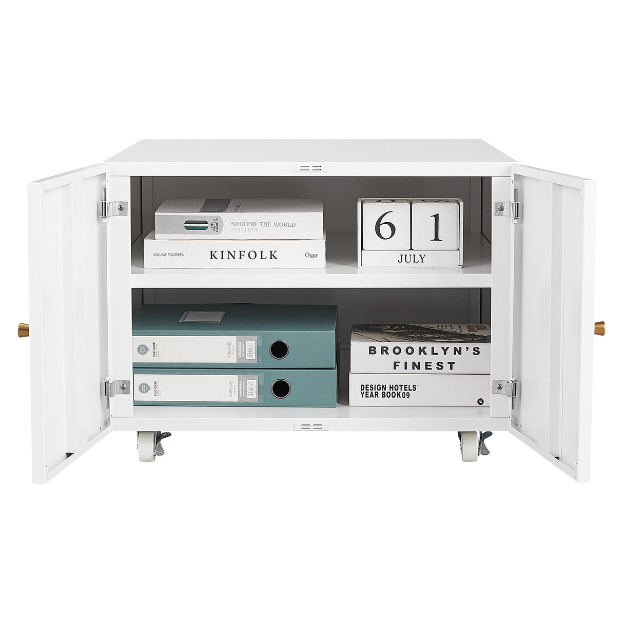 Best Online Shop in Australia - White Mobile Pedestal Cabinet - Emete store