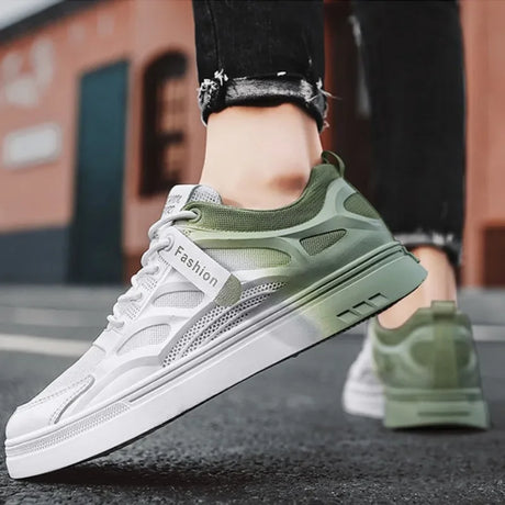 Best Online Shop in Australia - Men’s White Casual Platform Sneakers - Emete store