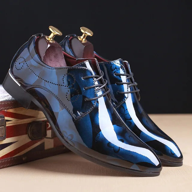 Best Online Shop in Australia - Luxury Floral Leather Oxford - Emete store