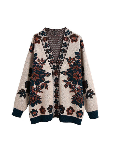 Best Online Shop in Australia - Retro Knit V-Neck Pullover - Emete store
