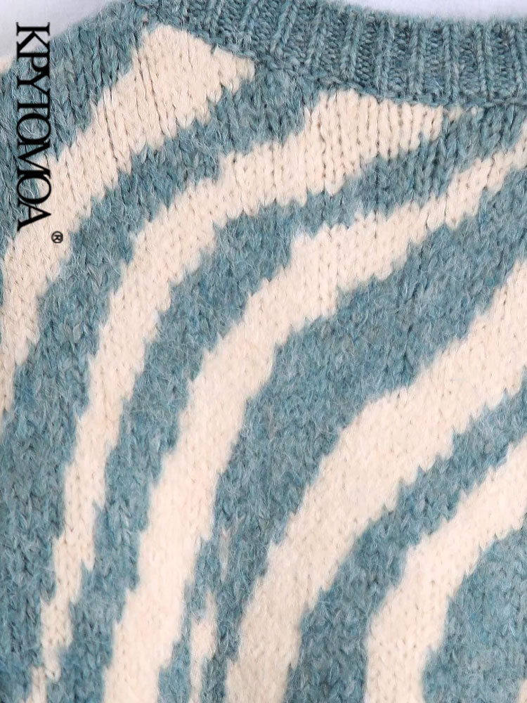 Best Online Shop in Australia - Vintage Jacquard Animal Knit - Emete store