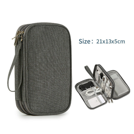 Best Online Shop in Australia - Flat Digital Travel Cable Bag - Emete store
