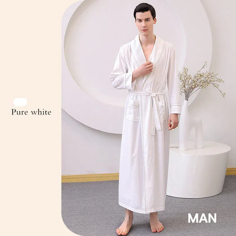 Best Online Shop in Australia - Couples Satin Bathrobe Quick Dry - Emete store