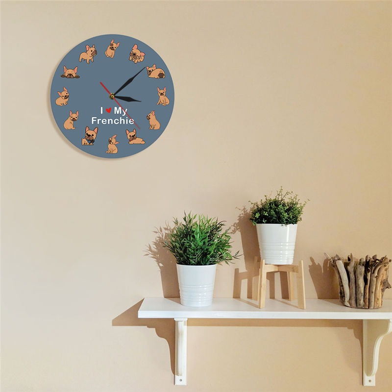 Best Online Shop in Australia - French Bulldog Backlight Clock - Emete store