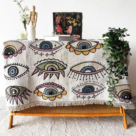 Best Online Shop in Australia - Evil Eye Beach Towel Blanket - Emete store