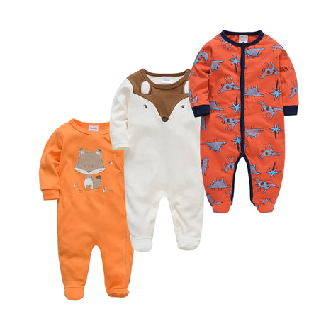 Best Online Shop in Australia - 3 pcs/lot Baby Long Sleeve Soft Cotton Boys Clothes - Emete store