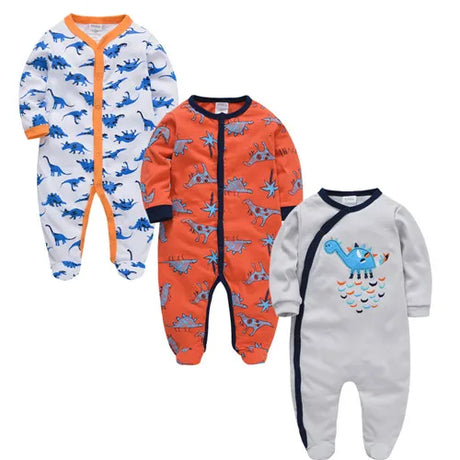 Best Online Shop in Australia - 3 pcs/lot Baby Long Sleeve Soft Cotton Boys Clothes - Emete store