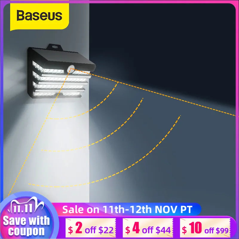 Best Online Shop in Australia - Baseus Solar LED Wall Lamp - Emete store