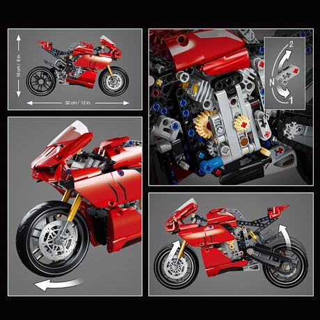 Best Online Shop in Australia - Ducati V4 R Building Blocks - Emete store