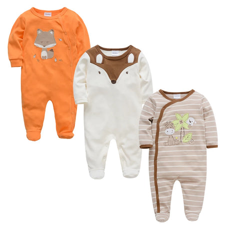 Best Online Shop in Australia - 3 pcs/lot Baby Long Sleeve Soft Cotton Boys Clothes - Emete store