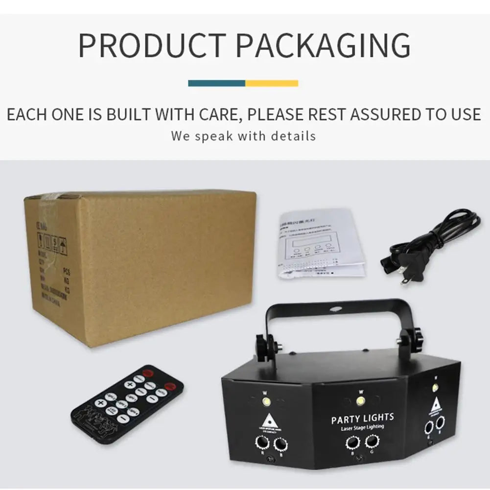 Best Online Shop in Australia - 9-Eye RGB DJ Disco Stage Light - Emete store