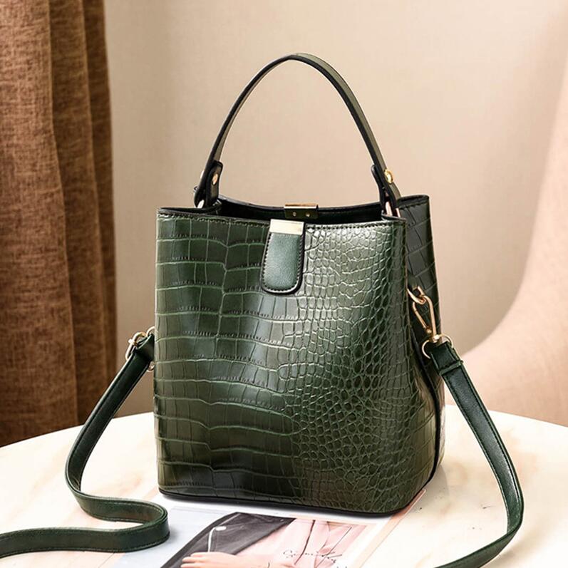 Pattern Handbag High Capacity Casual Crocodile Shoulder  Handbag eprolo