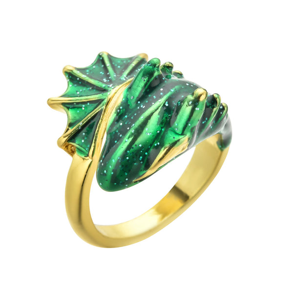 Jade Dragon Ring Lucky Finger Pet Ring eprolo