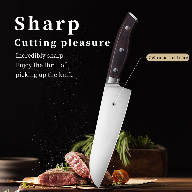 Chef knife  7Cr17mov  Stainless Steel Kitchen Professional Cooking Tool eprolo