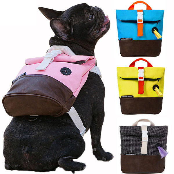 Pet Puppy Harness Vest School Bag eprolo