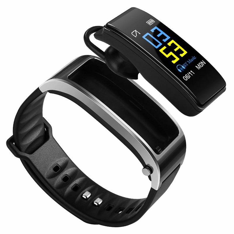 Y3 PLUS Bluetooth Headset Smart Bracelet 2 in 1 watch with earbuds Wristband health monitoring eprolo