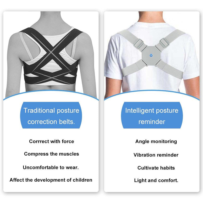 Adjustable Intelligent Posture Upper Back Brace Clavicle Support emete