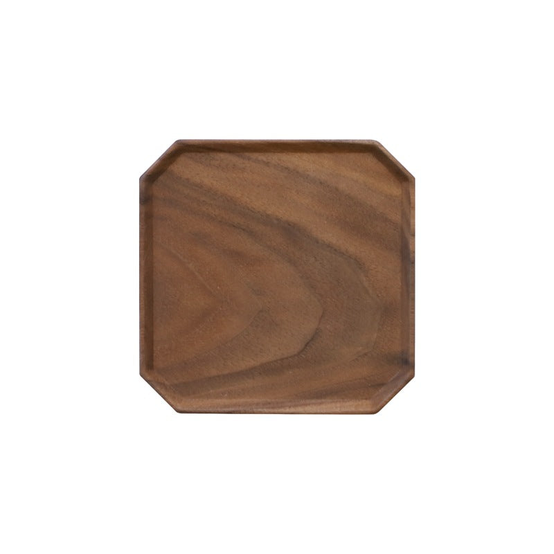 Black Walnut Coaster Solid Wood Anti-Scalding Tea Cup Cushion Octagonal eprolo