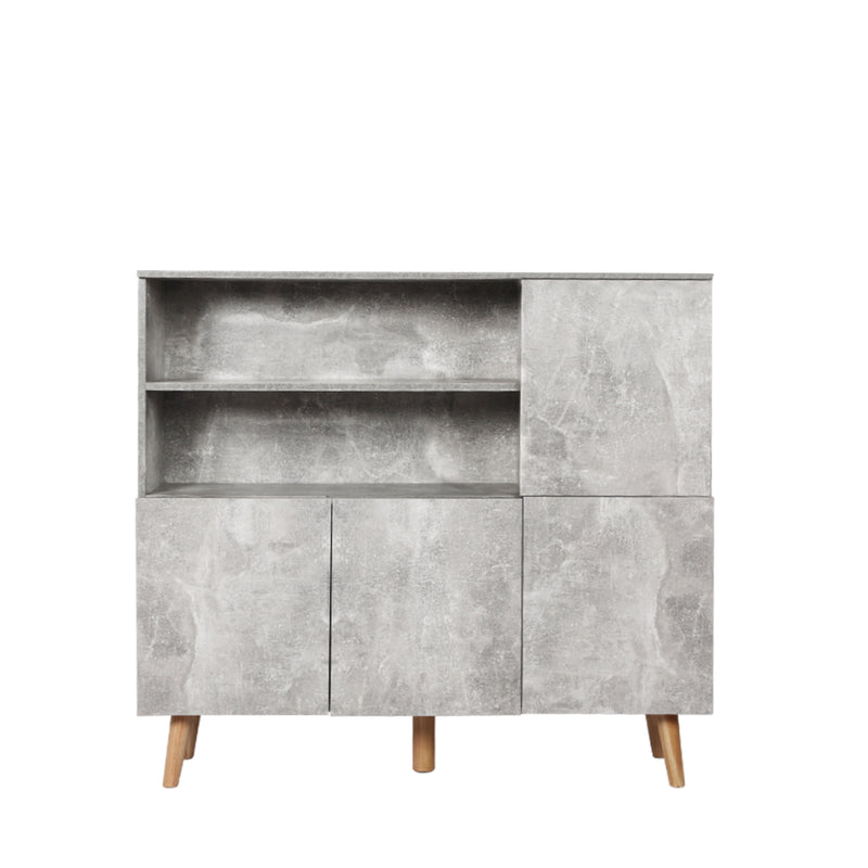 Sideboard Storage Cabinet Cupboard Doors Furniture Kitchen Hallway -Levede Buffet Idropship