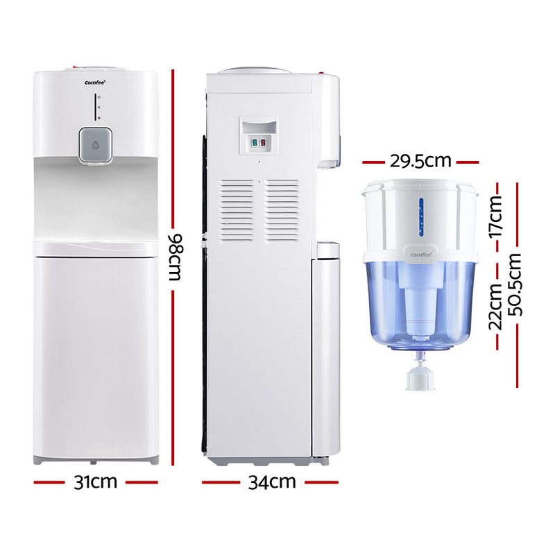 Comfee Water Cooler Dispenser Stand Chiller Cold Hot 15L Purifier Bottle Filter Idropship