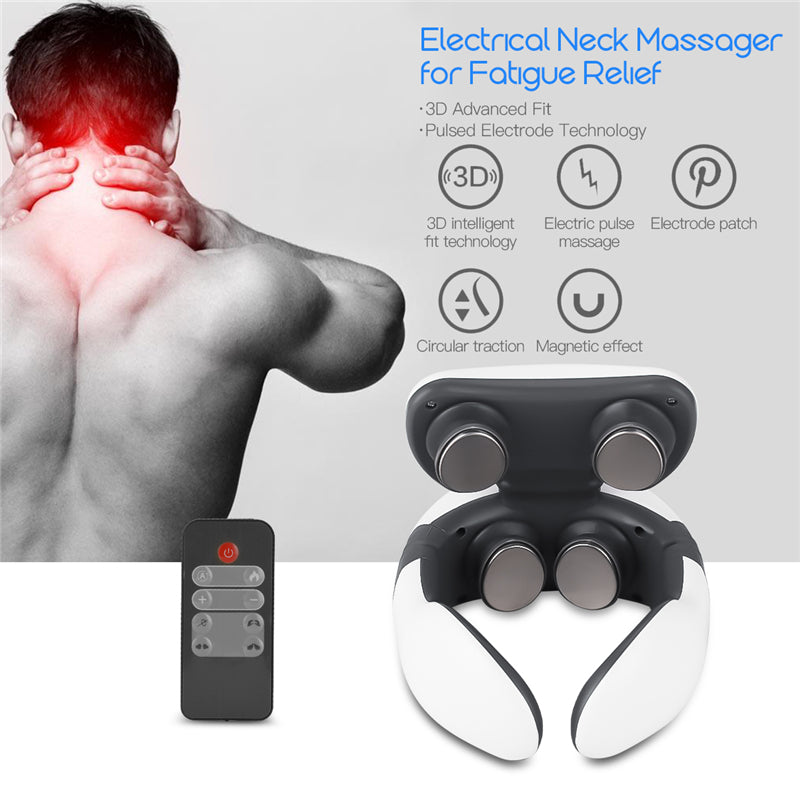 Magnetic Pulse Vibration Neck Massager for Pain Relief eprolo