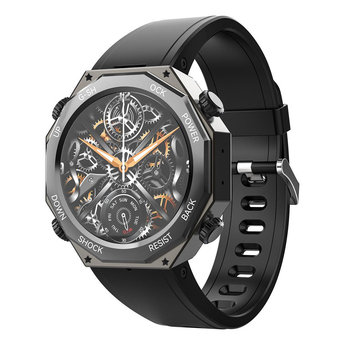 M1 Rugged Sports Smart Watch 1.45 inch 600mAH Outdoor Sports 5ATM Waterproof - Emete store
