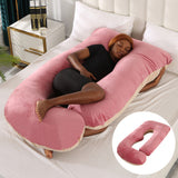 Emete J-shaped pregnancy sleeping pillow