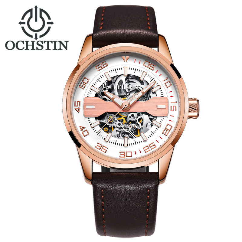 OCHSTIN Sport Design Watch Mens Watches Top Brand Luxury Montre Homme Clock Men Automatic Skeleton Watch - Emete store