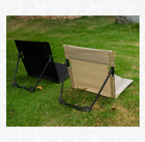 Outdoor camping backrest cushion chair portable folding chair tent leisure chair balcony park lawn picnic chair