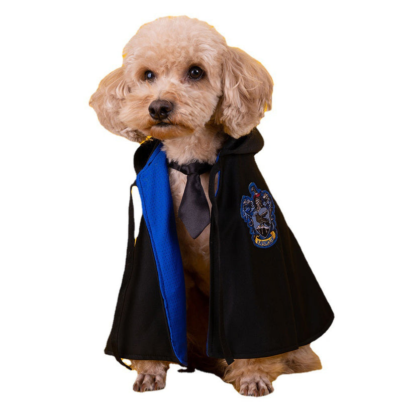 Pet Cloak Embroidered Cloak Cat Shaped Up Costume Harry Potter Wizardry Academy Style Teddy Bears Dog Clothes - Emete Store