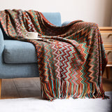 Bohemia Sofa Blanket Cover Blanket Blanket Summer Knitted Blanket Office Nap Blanket Air Conditioning Blanket