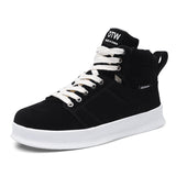 High top suede board shoes Air Force thick sole breathable sports student casual workwear shoes men