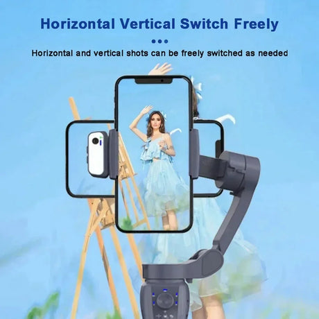 F12 mobile phone 3-axis anti shake stabilizer Tiktok live broadcast camera PTZ AI intelligent tracking face recognition - Emete store