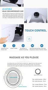 New Electric Head Massager Wireless Scalp Massager Automatic Vibration Heating Scalp Head Massager - Emete store
