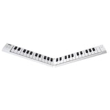 MIDIPLUS 88 Keys Foldable Electronic Piano Portable Keyboard 128 Tones Rhythm 30 Demo Songs Built-in Battery with Sustain Pedal