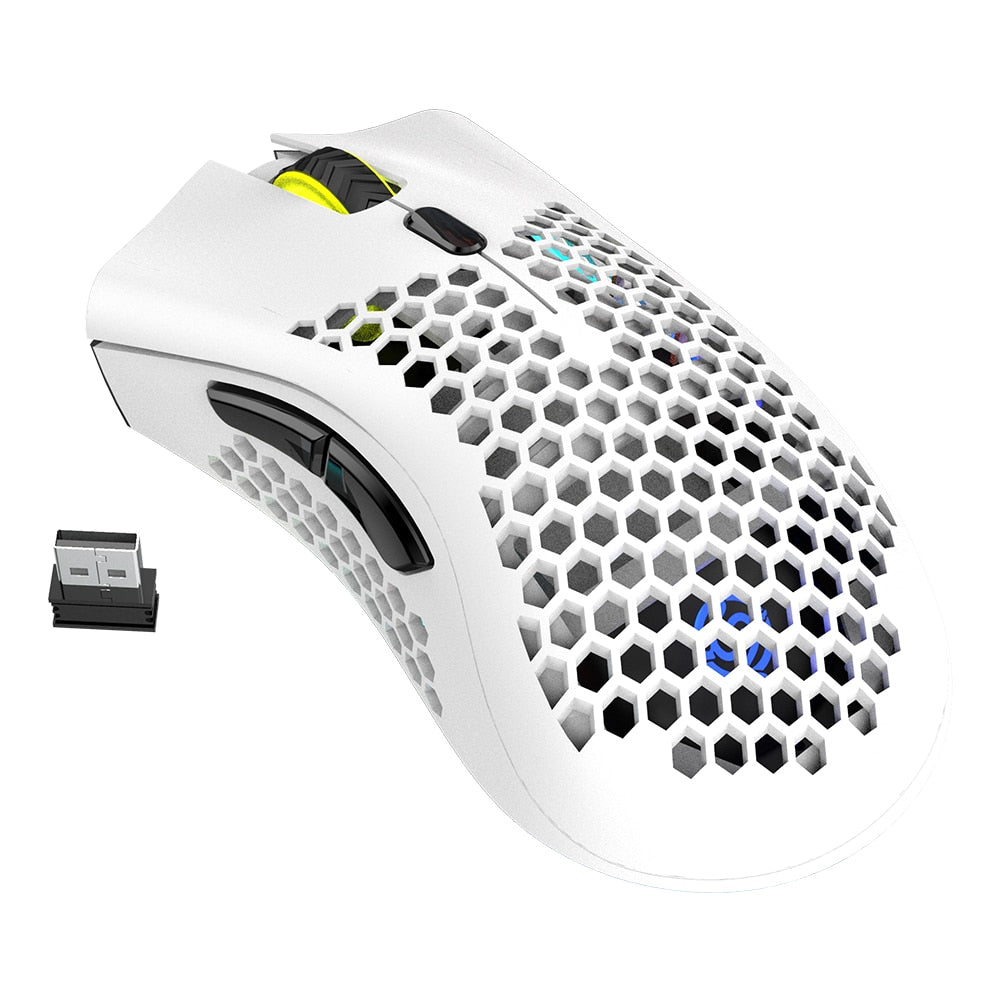 2.4GHz Wireless Gaming Mouse 7 Button 1600 DPI Adjustable RGB Backlit Rechargeable Mouse - Emete Store