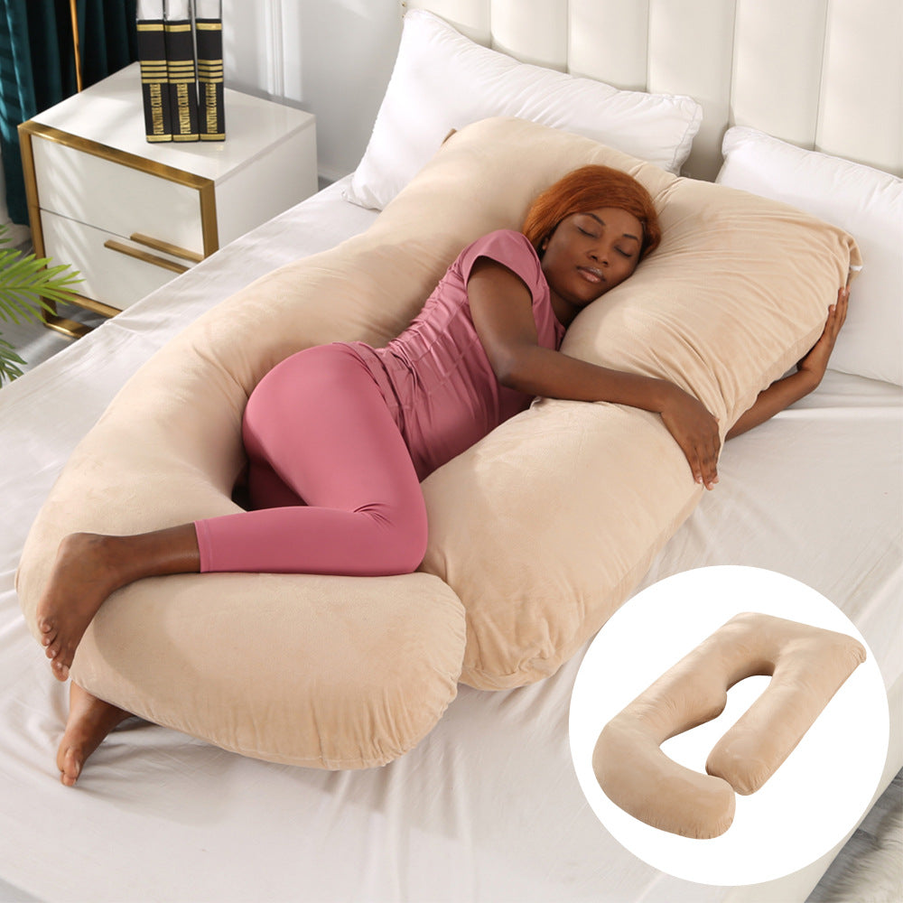 Emete J-shaped pregnancy sleeping pillow