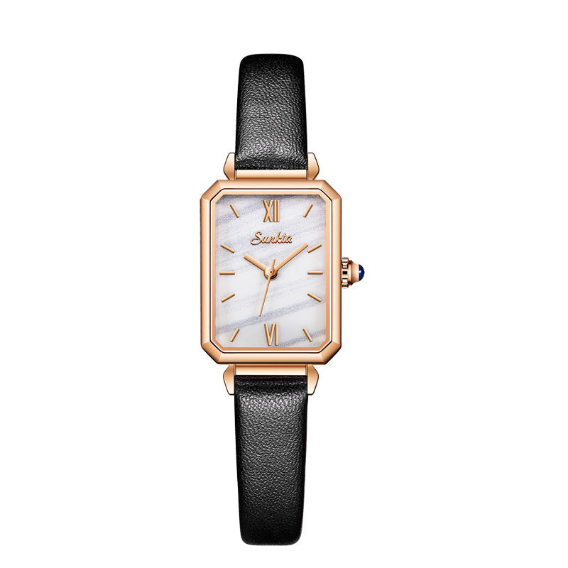 Lige Square Ladies Quartz Watch Beautiful Waterproof Watch - Emete store